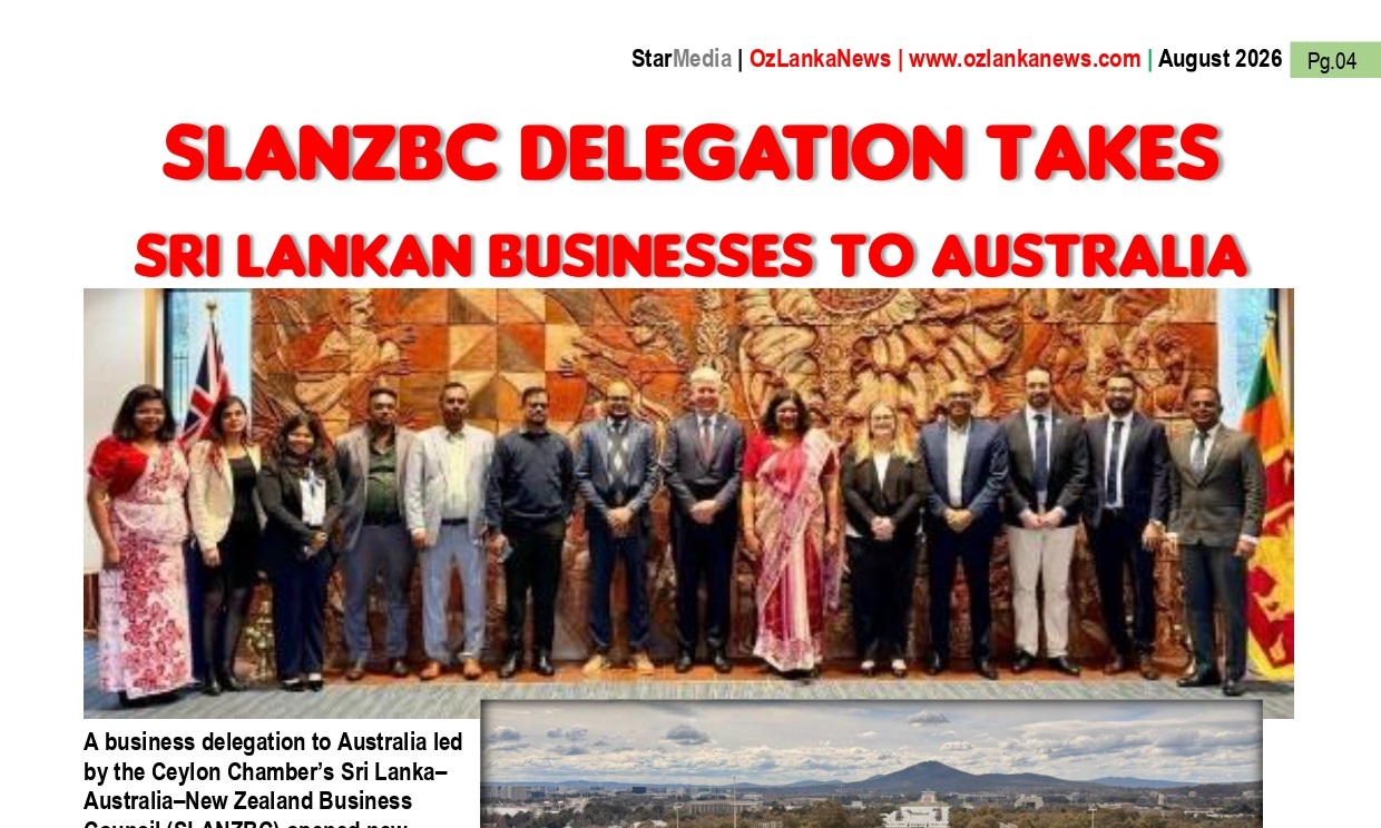 Sri Lanka delegation in Australia to promote business