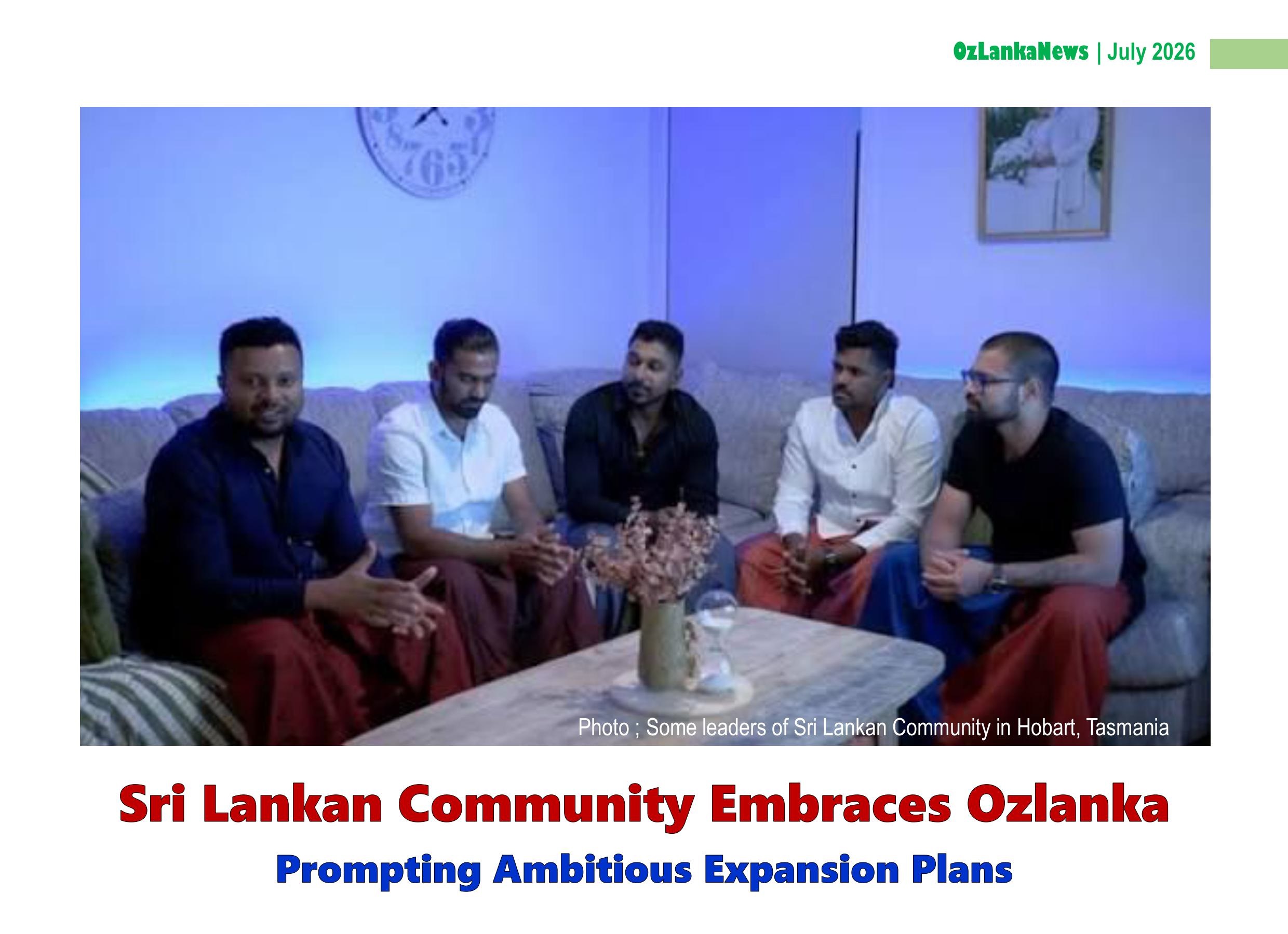 Sri Lankans in Hobart